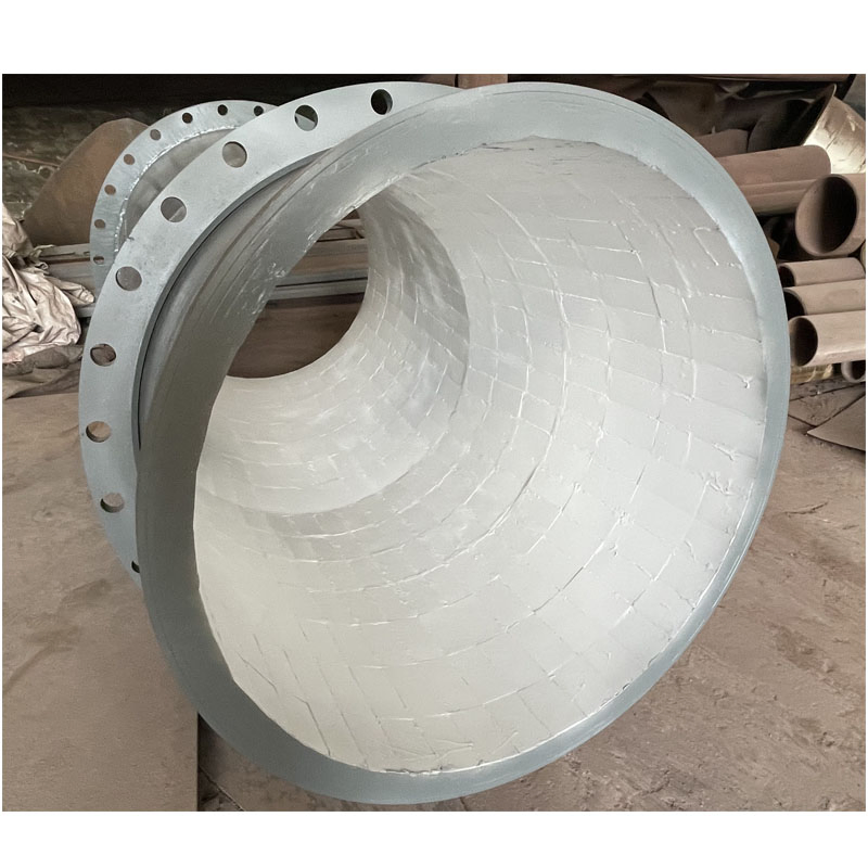 High Hardness Mine Electricity Alumina Ceramic Tiles Lined Wear Resistant Steel Elbow Bend Pipe
