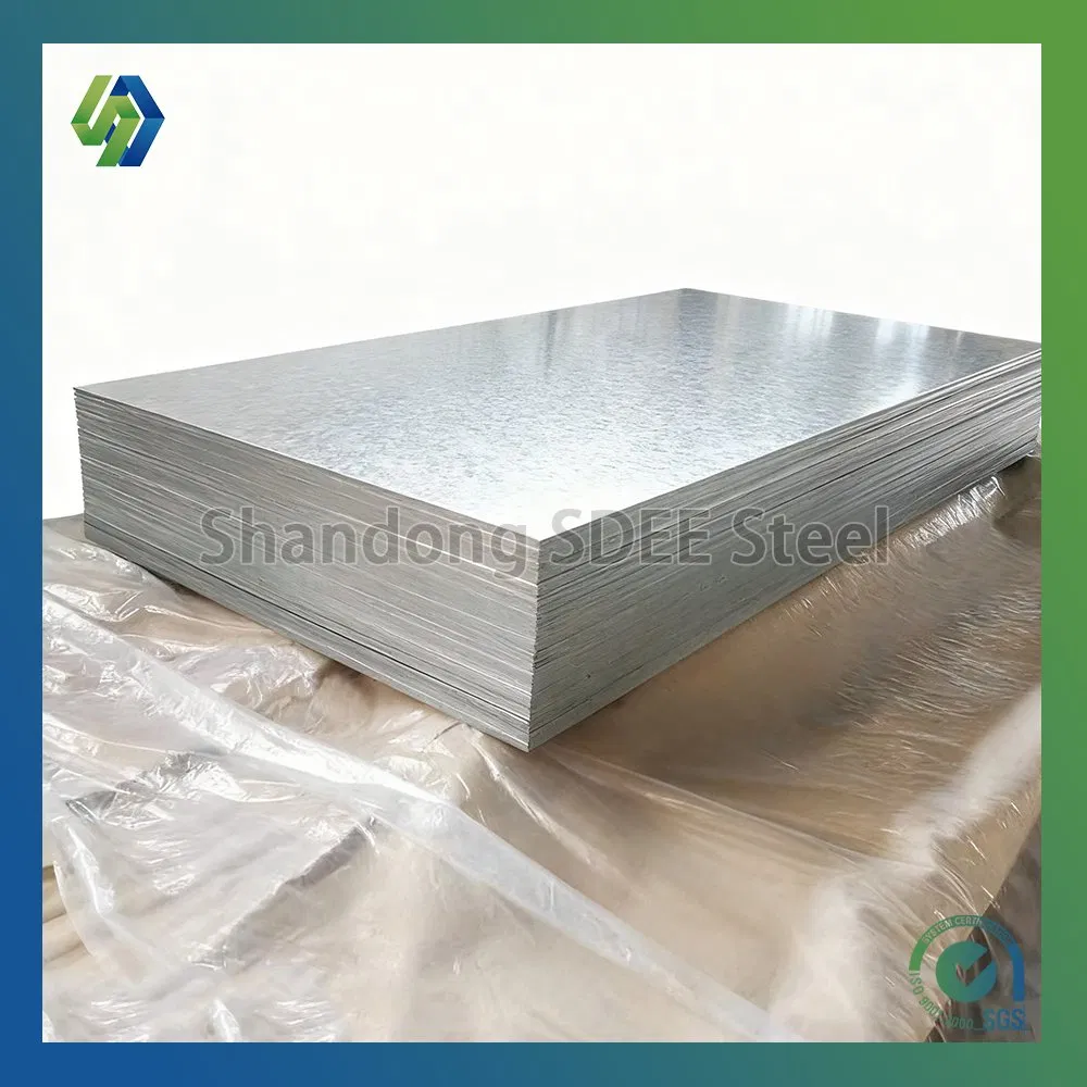 Z40g Galvanized Gi Steel Plate Good Quality - Custom Spangle Size for Construction