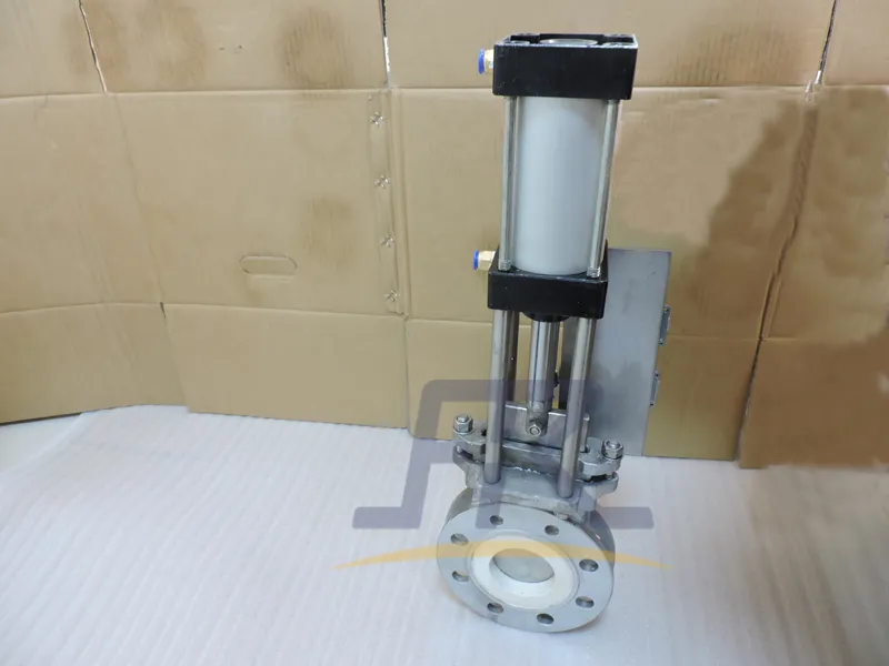 Pneumatic Ceramic Lined Slurry Knife Gate Valve