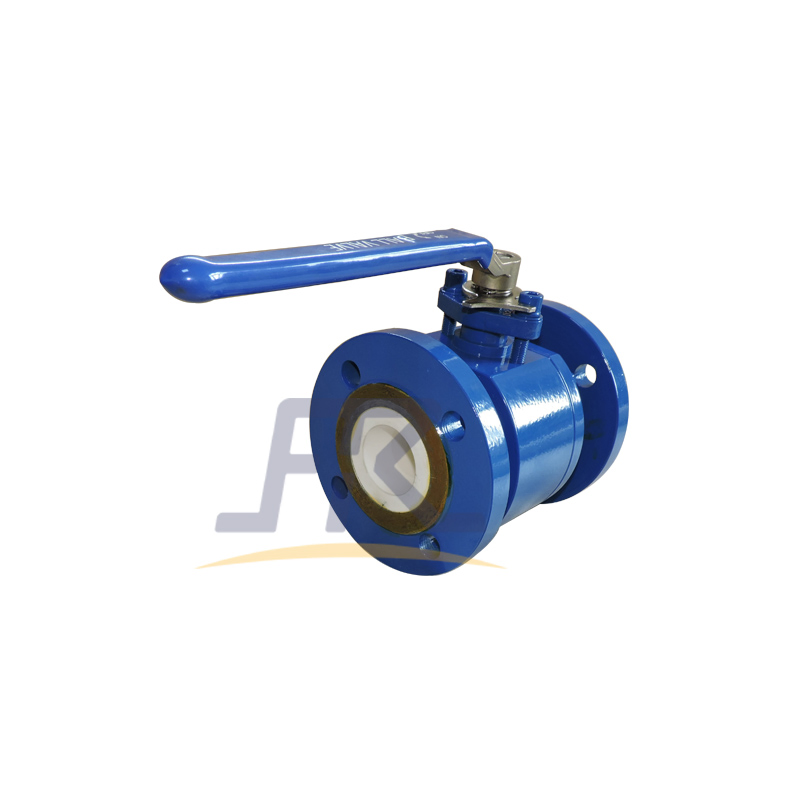 Carbon Steel 2 PCS Ceramic Lined Ball Valve