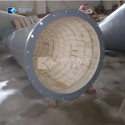 Manufacturer of Weldable Ceramic Tile Lined Pipe and Pipe Fittings for Conveyor system in Mining