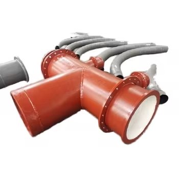 Super Durable Anti-Wear Alumina Ceramic Liner Elbow for Pipeline Conveying