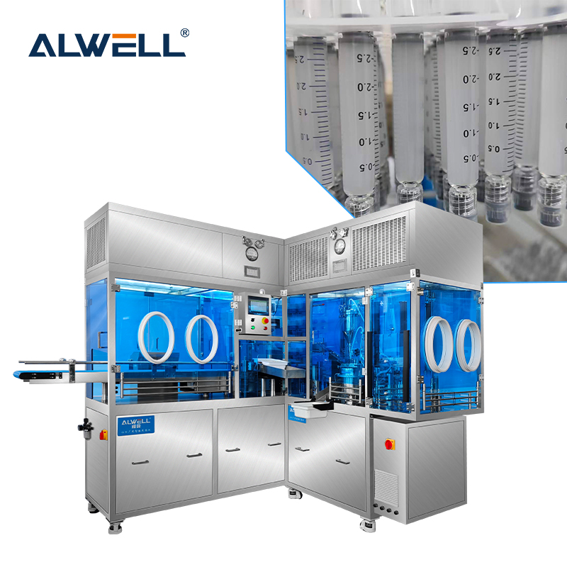 Automatic Hyaluronic Acid Liquid Gel Pfs Prefilled Stoppering Nested Syringe Filling Machine