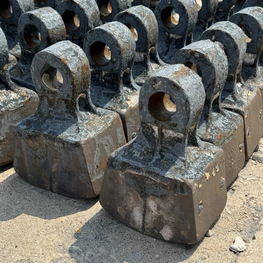 Mining Hammer Crusher Ceramic Composite Hammer Head Wear Resistant Parts