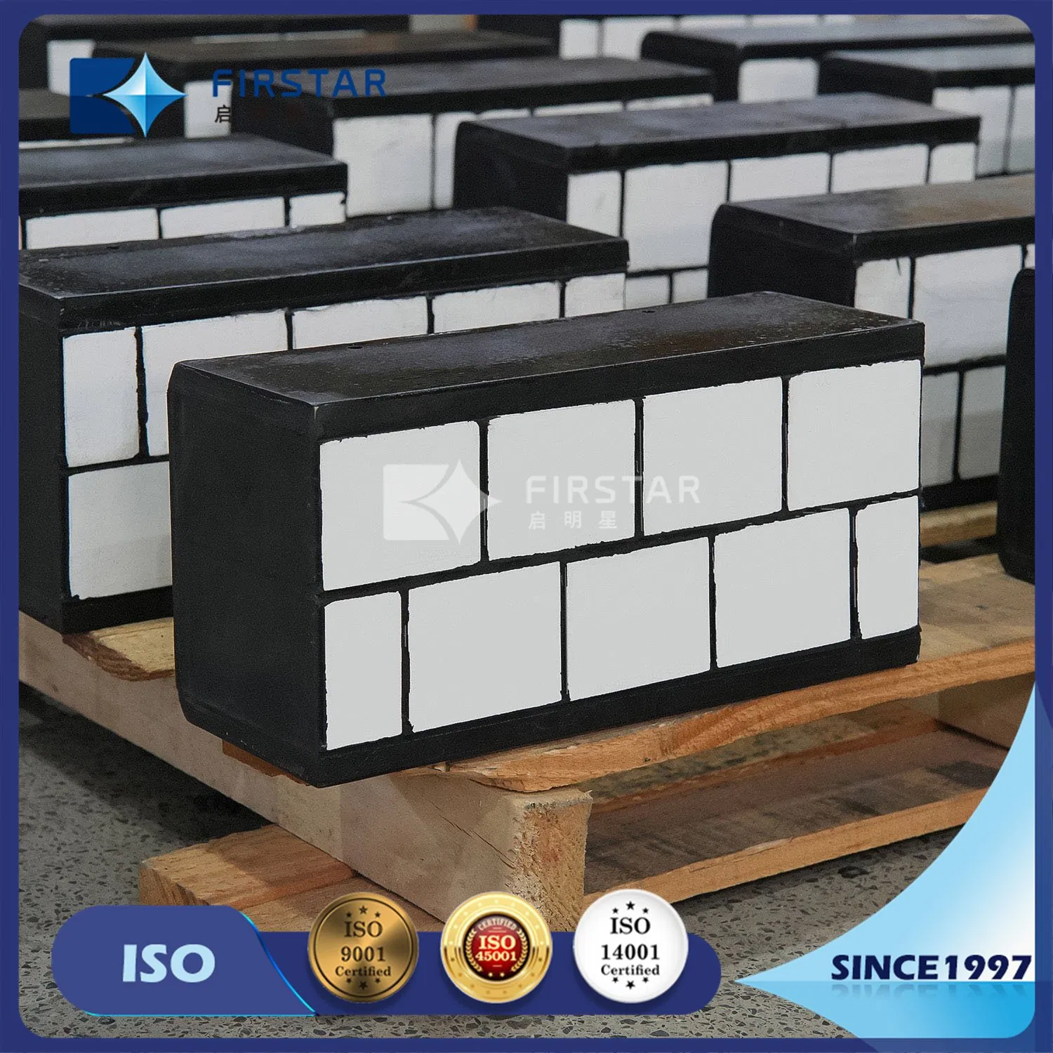 Composite Steel Rubber Ceramic Wear Liner Plates for Mine Chute Abrasion Protection