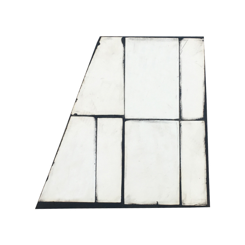 Chute Steel Backed Wear Resistance Rubber Ceramic Liner Pad