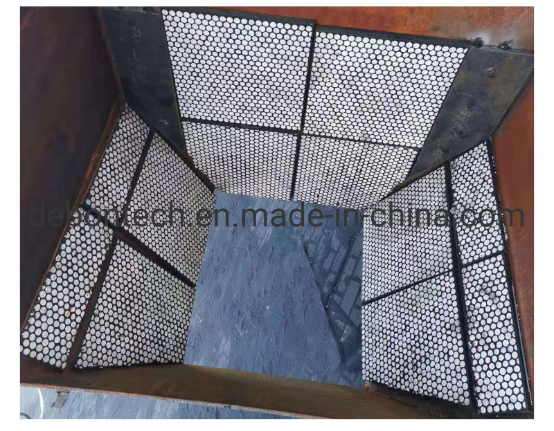 Composite Cylinder Liner Ceramic Lining Plate Rubber Embedded Ceramic Liner