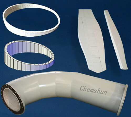 Custom-Made Alumina Ceramic Lined Pipe