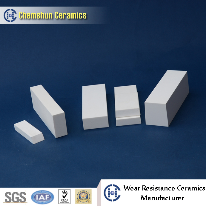 92% 95% Al2O3 Alumina Ceramic Pipe Tile Lined Steel Pipeline