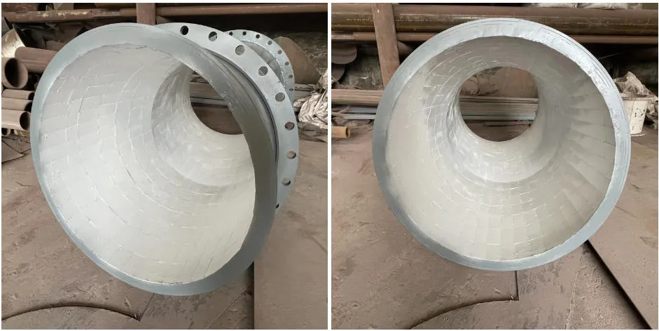 Ceramic Lined Pipe Detail