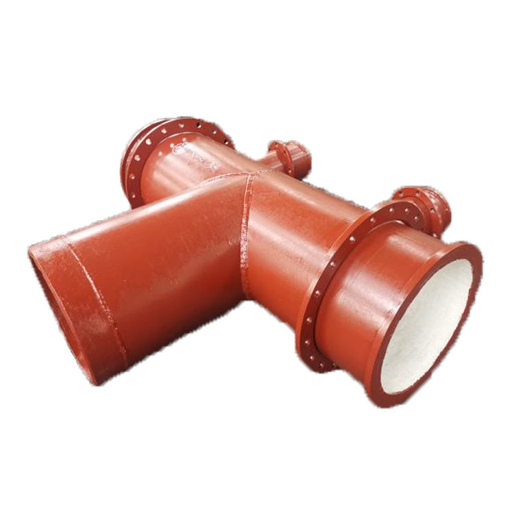 Mining Slurry Conveying High Abrasion Resistant Alumina Ceramic Tiles Lined Bend Steel Tube Elbow