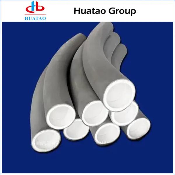 Ceramic Tile Lined Steel Elbow Pipe