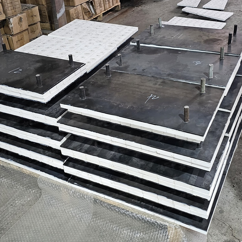 Westtop Factory Price Chute and Hopper Wear-Resistant Ceramic Lined Plate