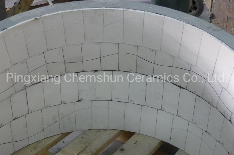 Chemshun 92% Alumina Ceramic Pre-Engineered Tile Lining for Lined Chute-China Manufacturers