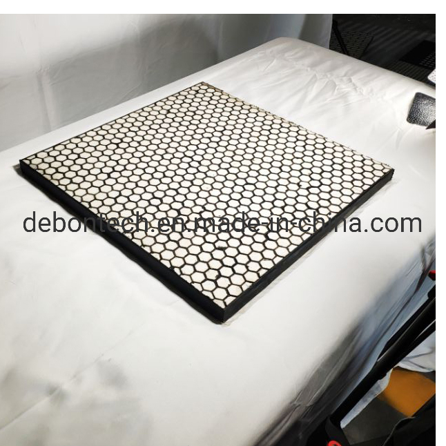 Rubber Ceramic Steel Liner Composite Rubber Ceramic Plate