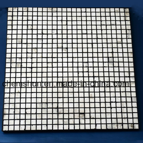 Chemshun Impact Resistant Steel Backed Rubber Ceramic Wear Liner