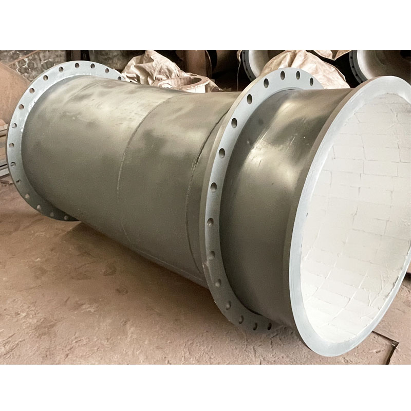 High Hardness Mine Electricity Alumina Ceramic Tiles Lined Wear Resistant Steel Elbow Bend Pipe