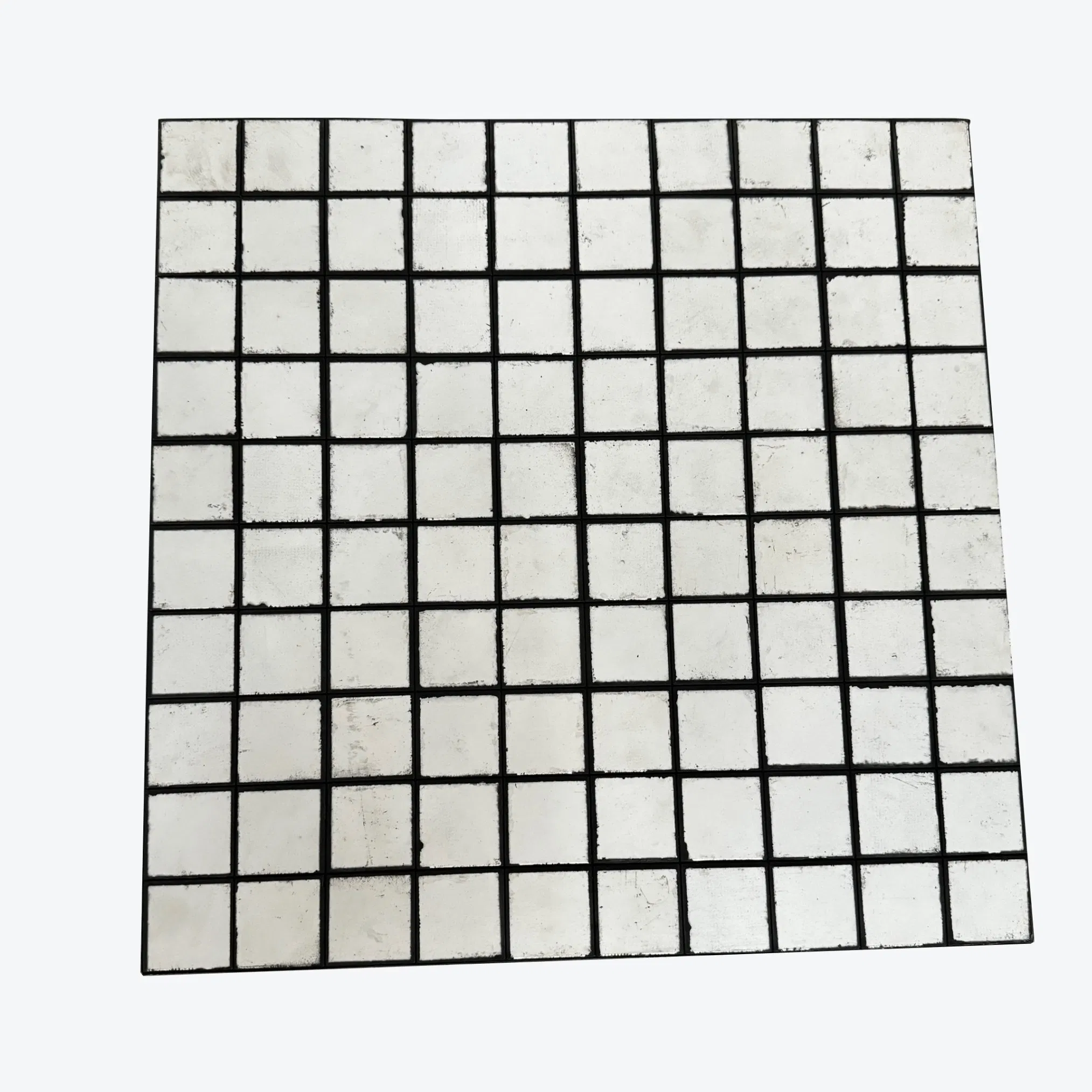 Steel Backed Rubber Ceramic Embedded Composite Wear Liner Plate Panel Lining for Chute