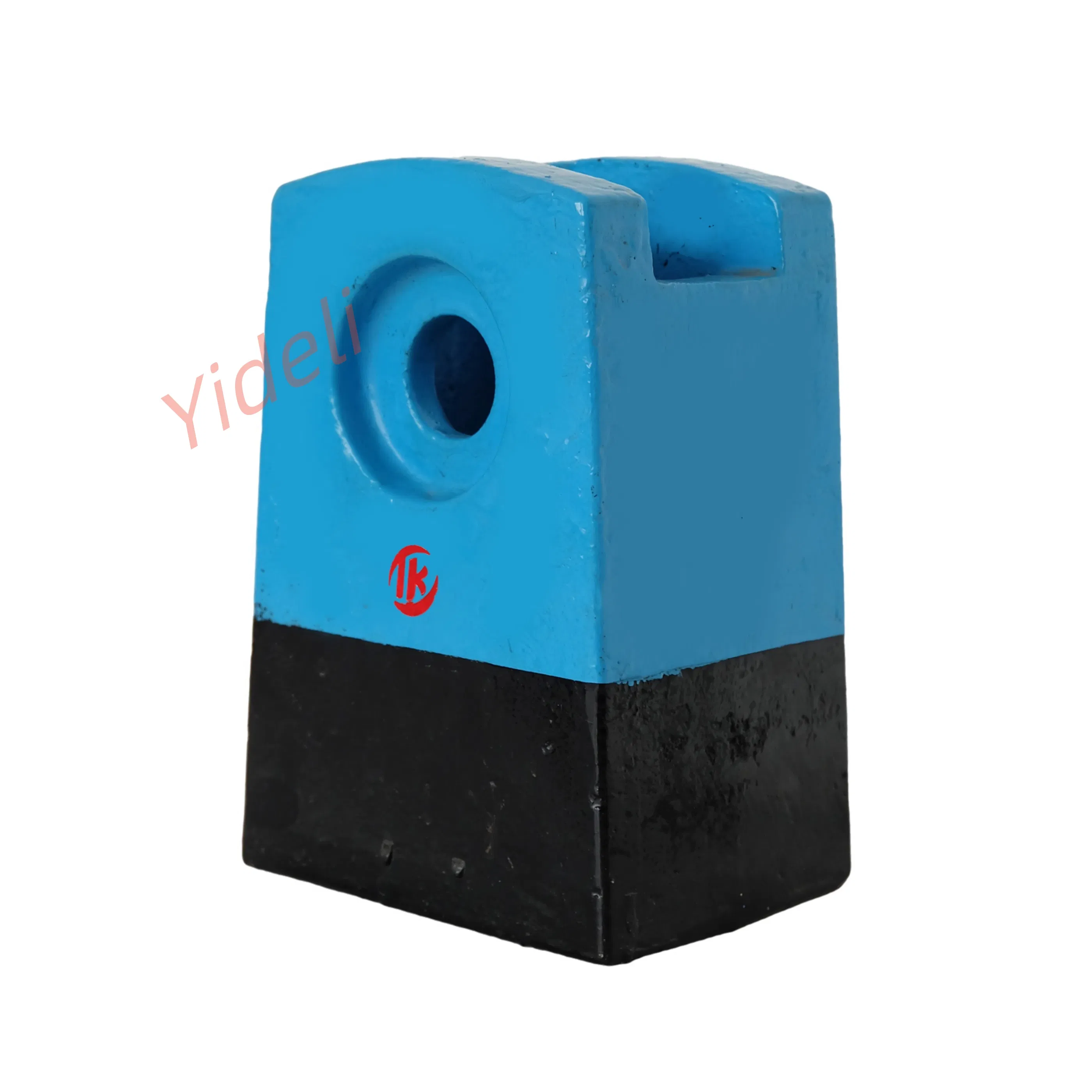 Customized Factory Price Crusher Spare Parts Ceramic Composite Hammer Head