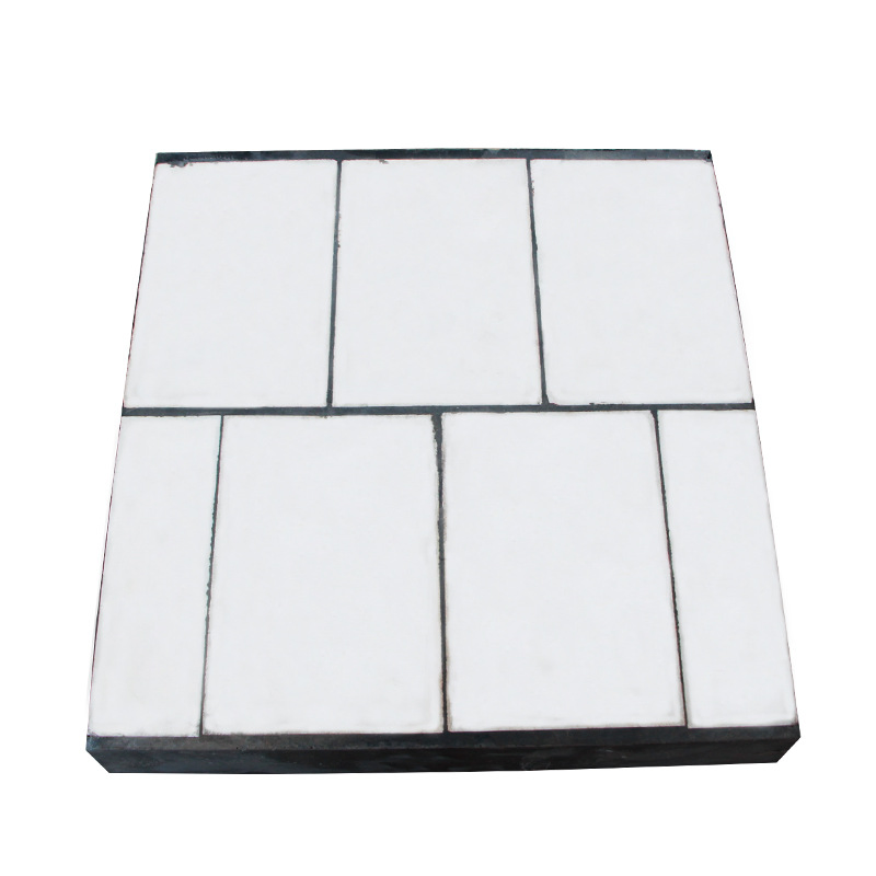 Chute Steel Backed Wear Resistance Rubber Ceramic Liner Pad