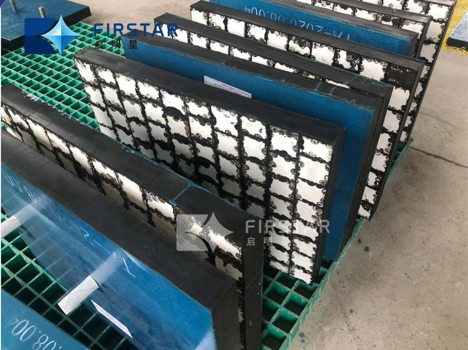 Steel Composite Rubber Backed Ceramic Plates &amp; Liner for Wear &amp; Impact Protection