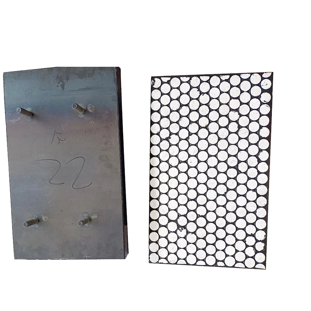 Abrasion Resistant Ceramic Cylinder Liner Alumina Ceramic Rubber Composite Wear Plates