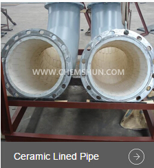 Abrasion Resistant Ceramic Lined Steel Pipe Elbows and Bends