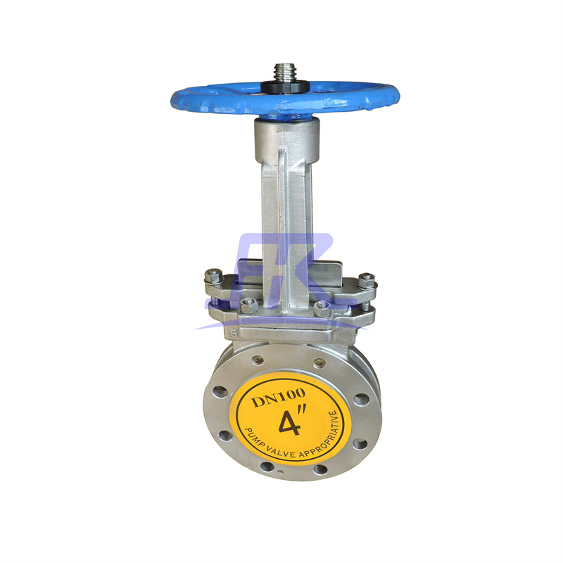 Wafer/Flanged Carbon Steel Ceramic Lined Slurry Knife Gate Valve for Slag Discharging