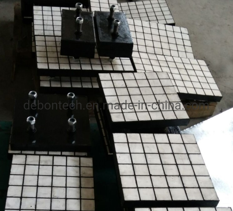 Chute Zirconia Toughen Alumina Ceramic Rubber Steel Composite Pad Wear Lining Plate Panel