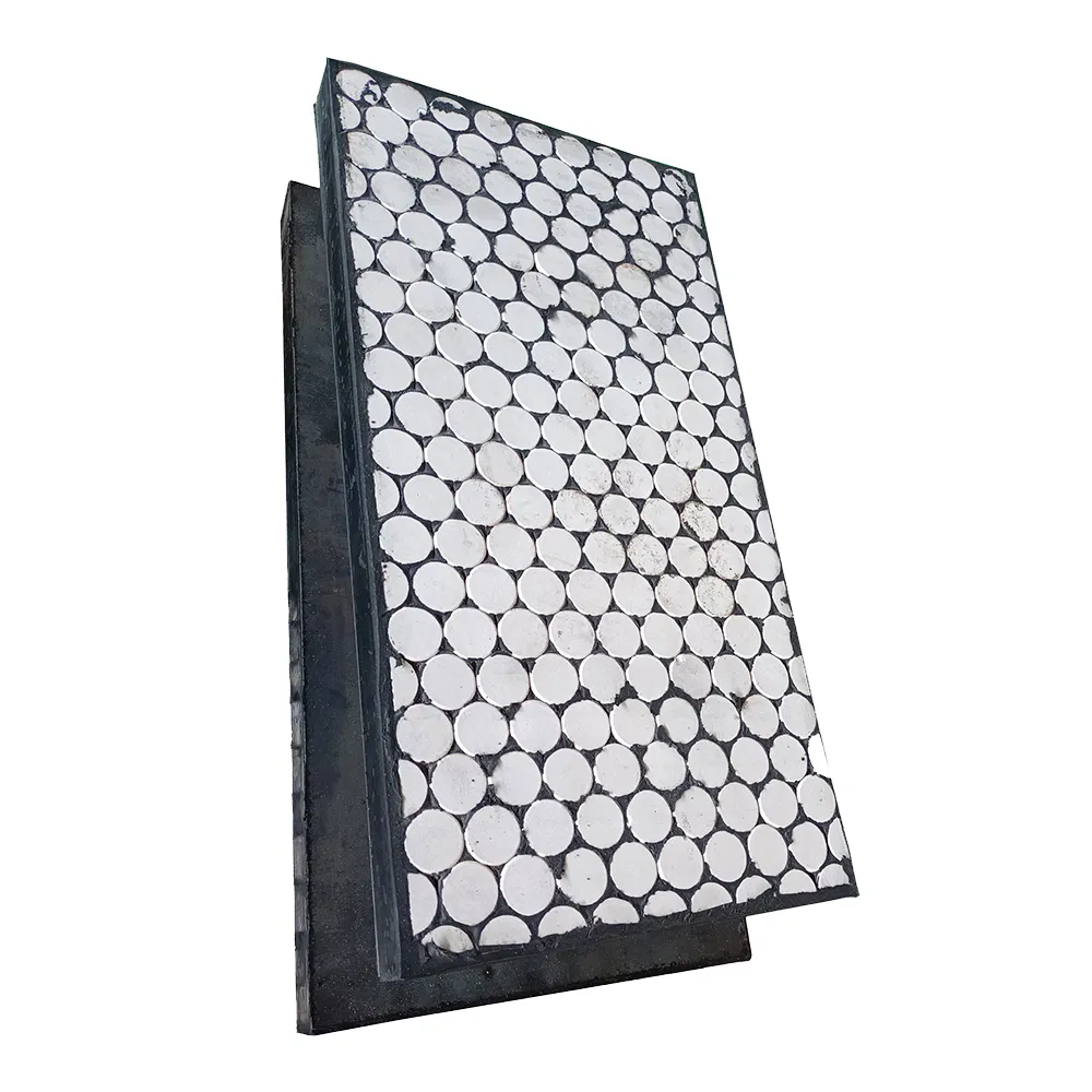 Abrasion Resistant Ceramic Cylinder Liner Alumina Ceramic Rubber Composite Wear Plates