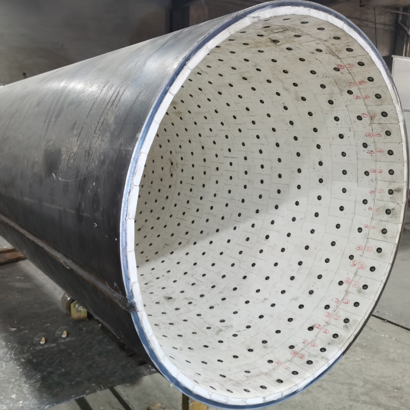 Industrial Custom Welded Alumina Ceramic Lined Wear-Resistant Iron and Steel Plant Pipe