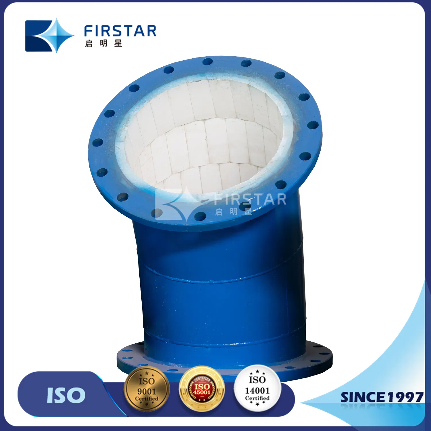 High-Performance Ceramic Cyclone Bend Pipe for Tough Applications