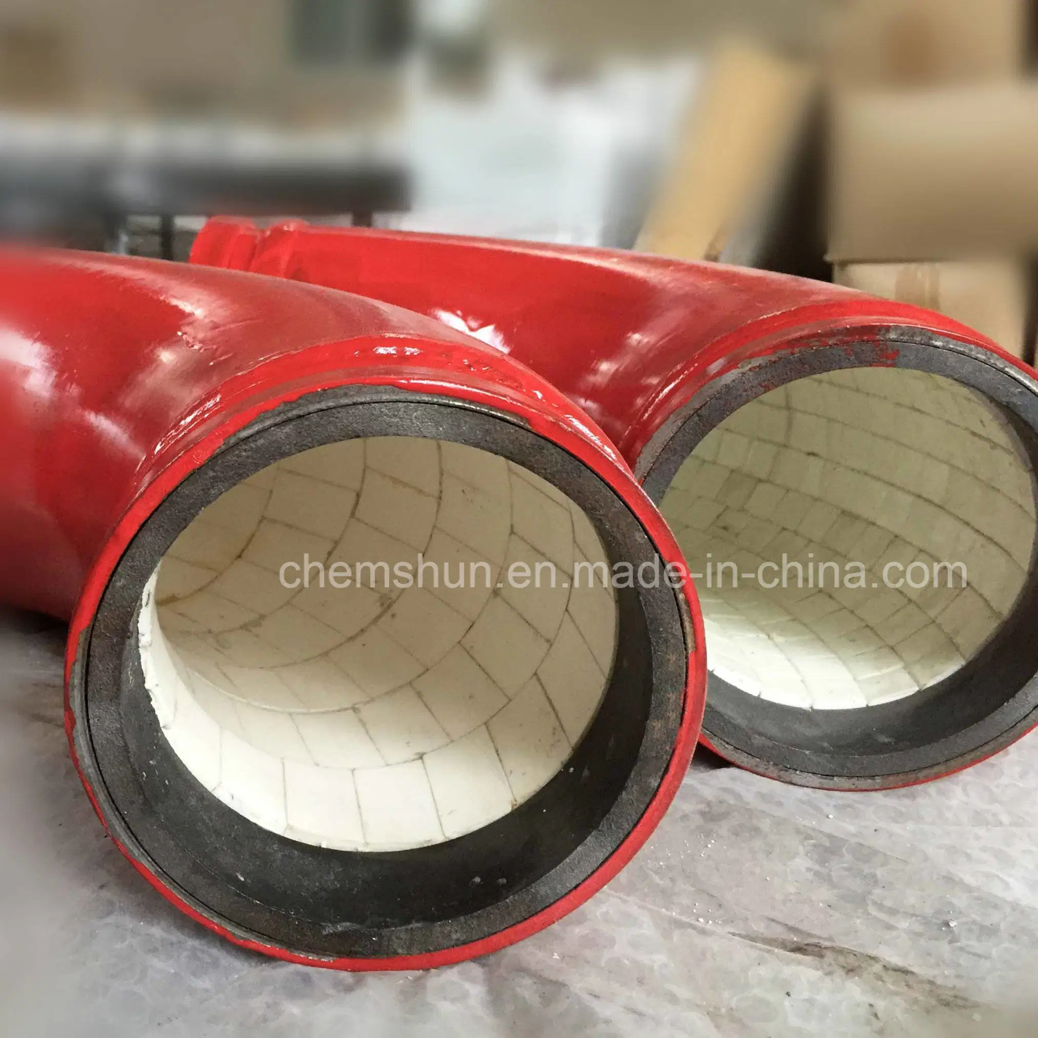 Aluminium Oxide Ceramic Lined Elbow Pipe Bends