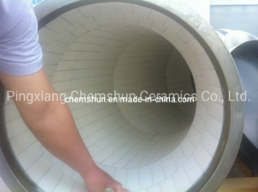 Ceramic-Cylindrical Tube-Liner Ceramic Lined Elbows and Bends as Slurry and Ash-Piping
