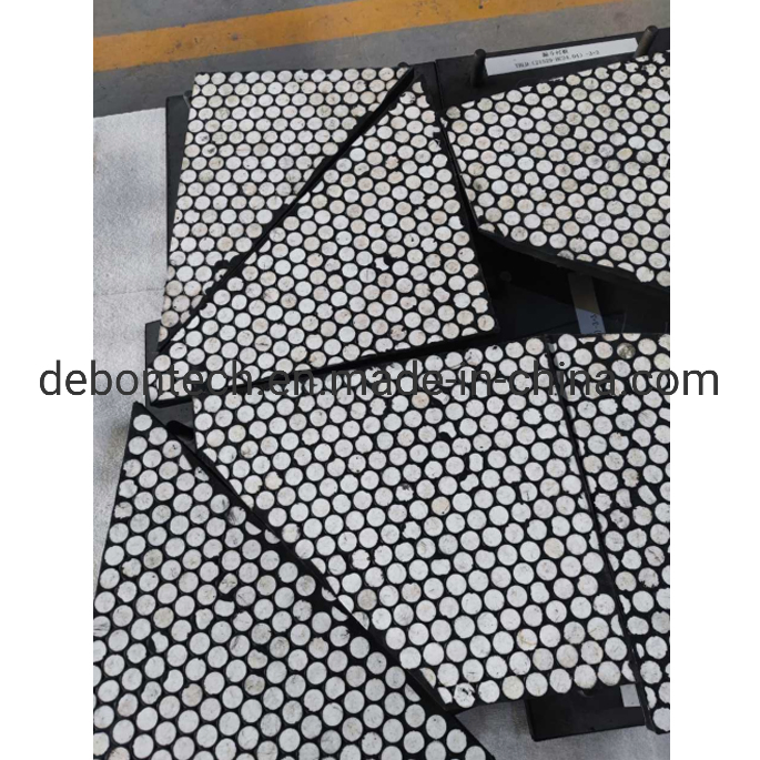 Alumina/Zta Ceramic Rubber Composite Wear Lining Plate