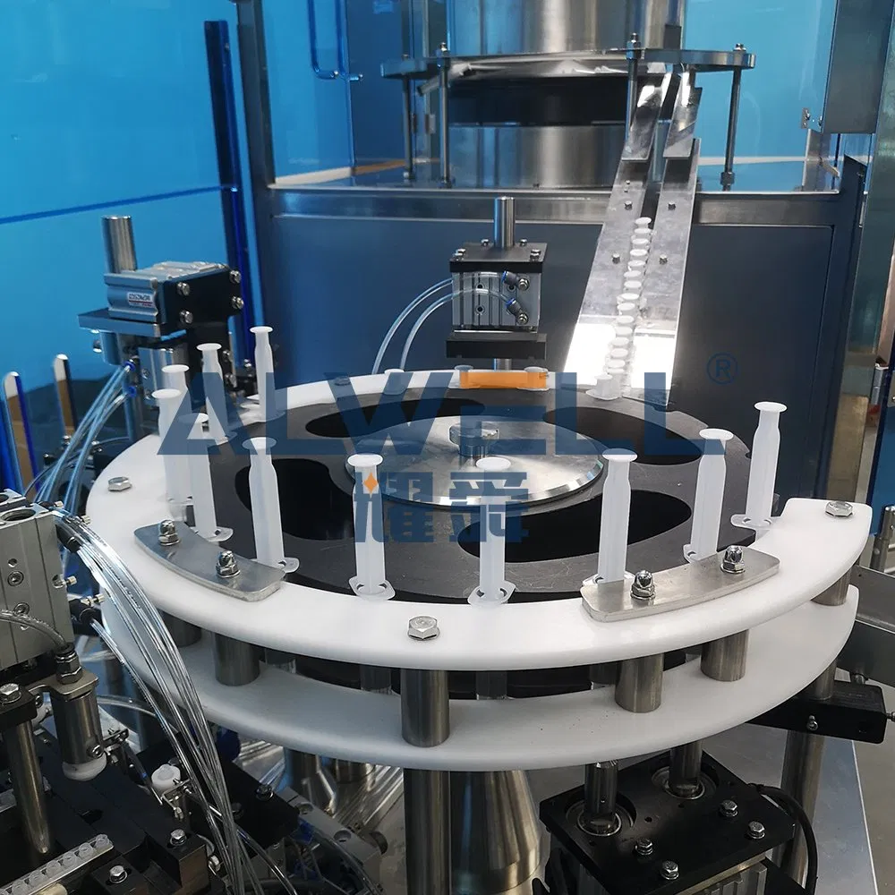 Automatic Luer Lock Syringe Chitosan Gel Filling Capping Machine