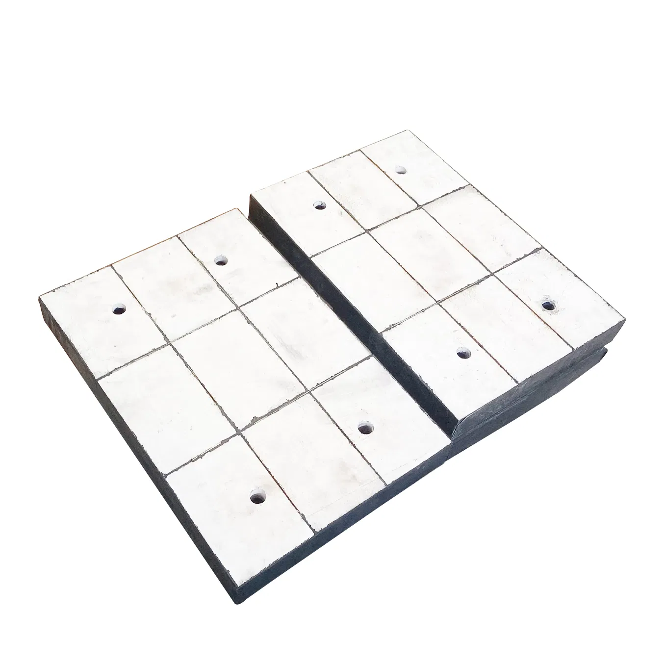 Chute Lined Zta Hpa 95% 92% Alumina Ceramic Wear Liner