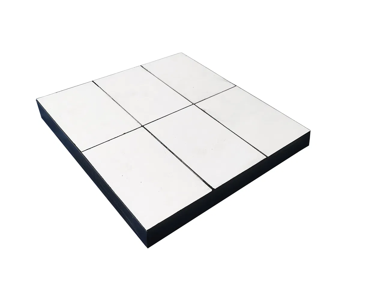 Chute Lined Zta Hpa 92% 95% Alumina Ceramic Wear Liner