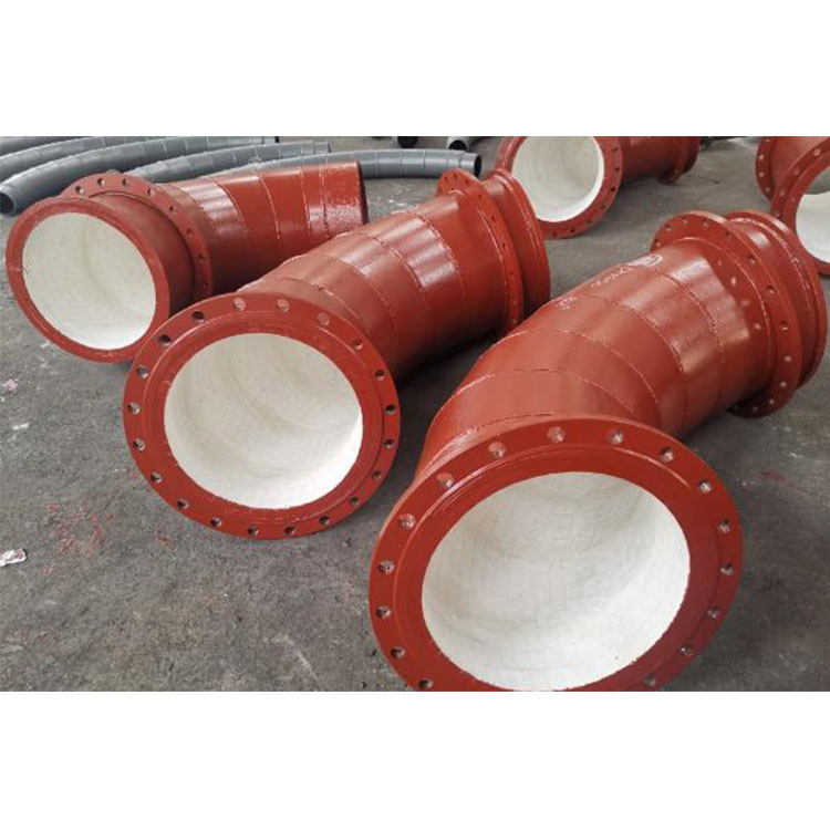 Alumina Ceramic Lined Wear Resistant Steel Pipe Wear Resistant Lining Elbow Bend Pipe
