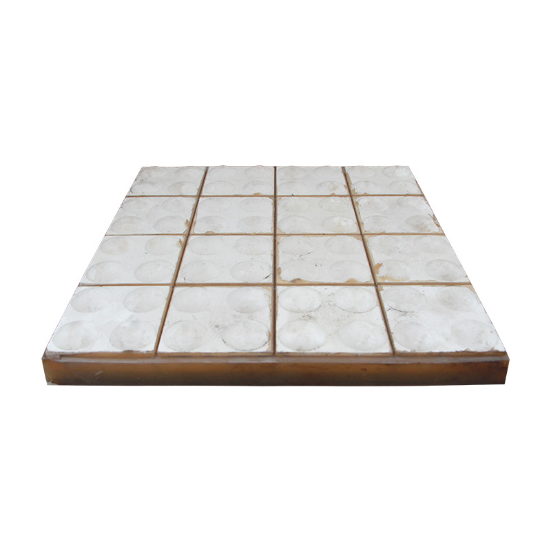 Chute Steel Backed Wear Resistance Rubber Ceramic Liner Pad