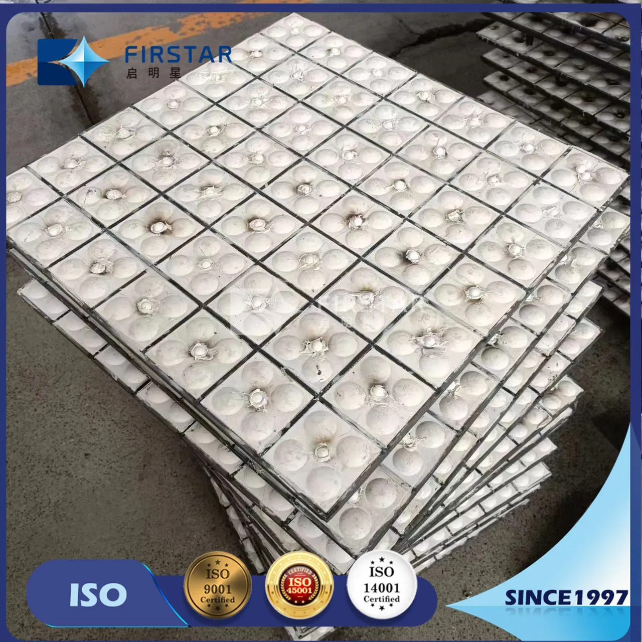 China Manufacturer Steel Backed Welabled Ceramic Wear Liner for Mining Industry