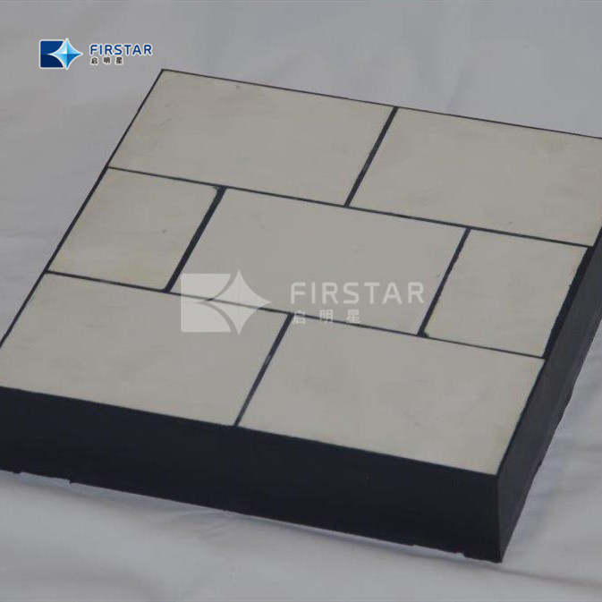 Wear Resistant Steel-Rubber-Ceramic Composite Panel Vulcanized Ceramic Liner Plates
