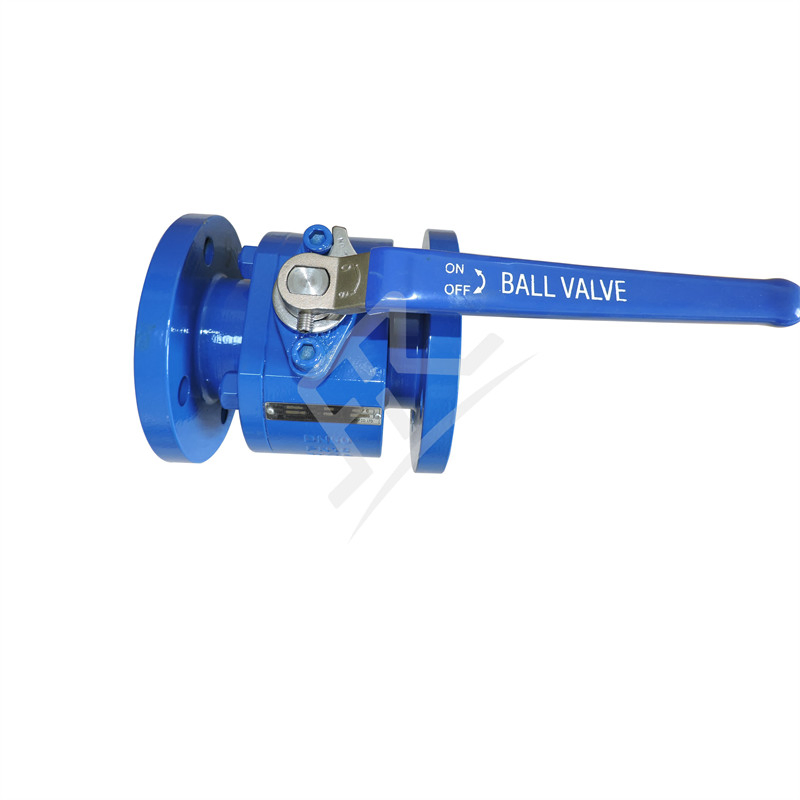 Carbon Steel 2 PCS Ceramic Lined Ball Valve