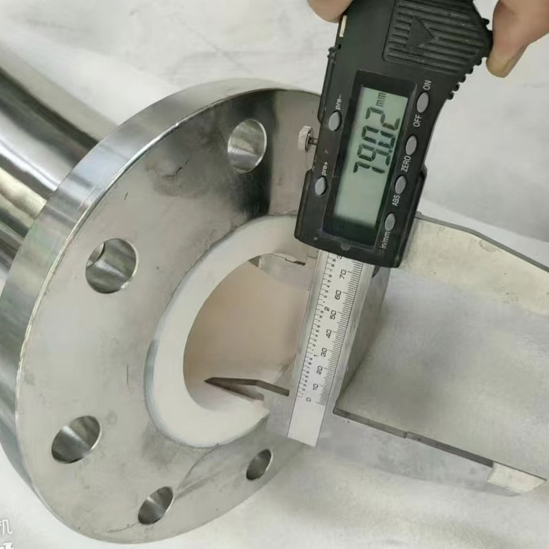 High Quality Ceramic Lined Stainless Steel Pipe Fittings for Pneumatic Conveying