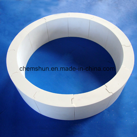 95% Industrial Abrasive Ceramic Lining Plate for Lined Pipe