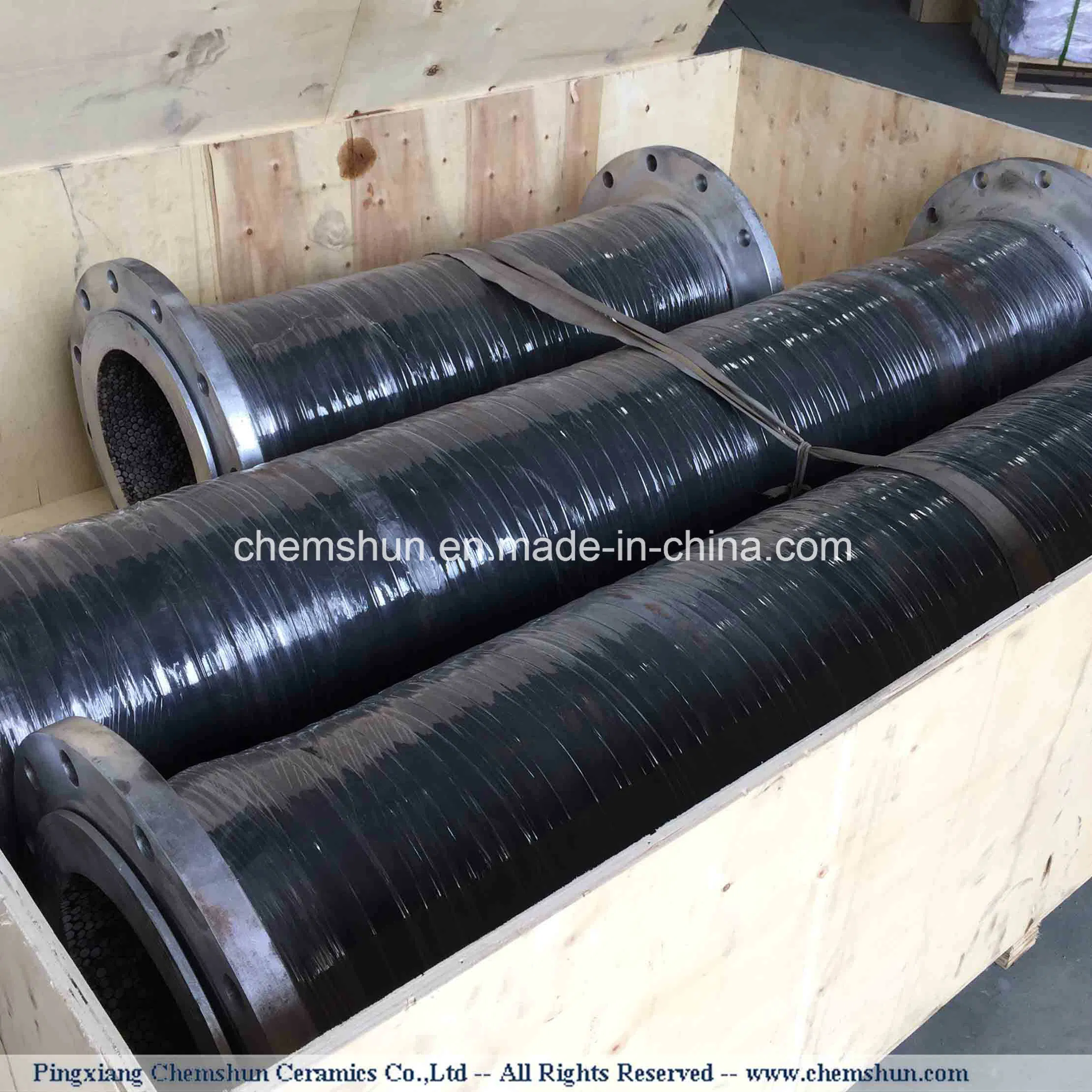 Aluminium Oxide Ceramic Lined Elbow Pipe Bends