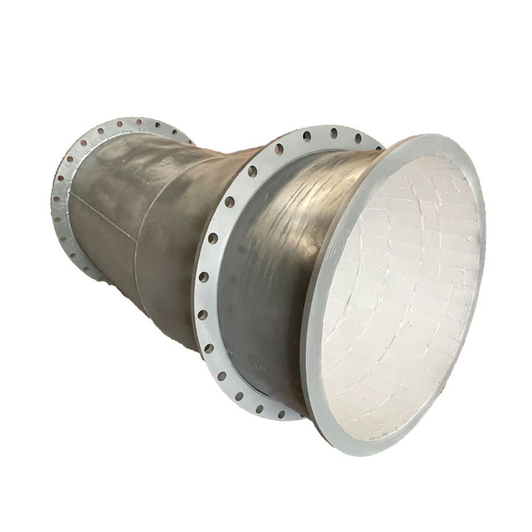 Premium High Alumina Ceramic Tiles Lined Steel Pipe Elbow Bends for Wear-Resistant Protection