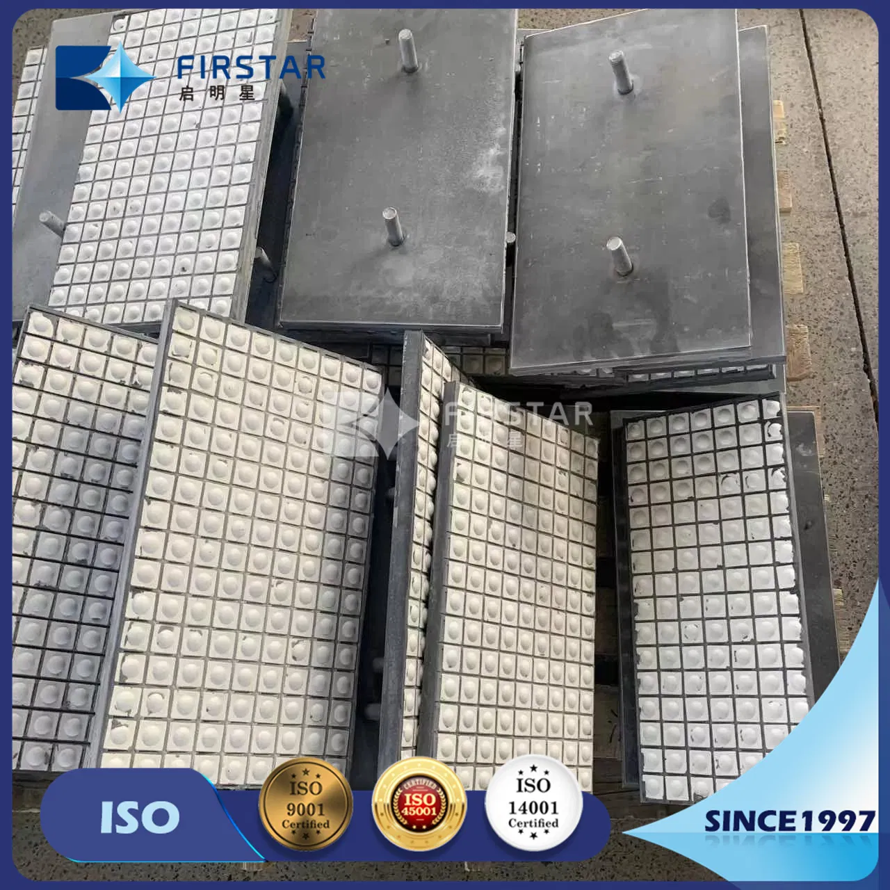 92% Alumina Steel Backed Composite Chute Wear Liner Rubber Ceramic for Wear &amp; Impact Resistant