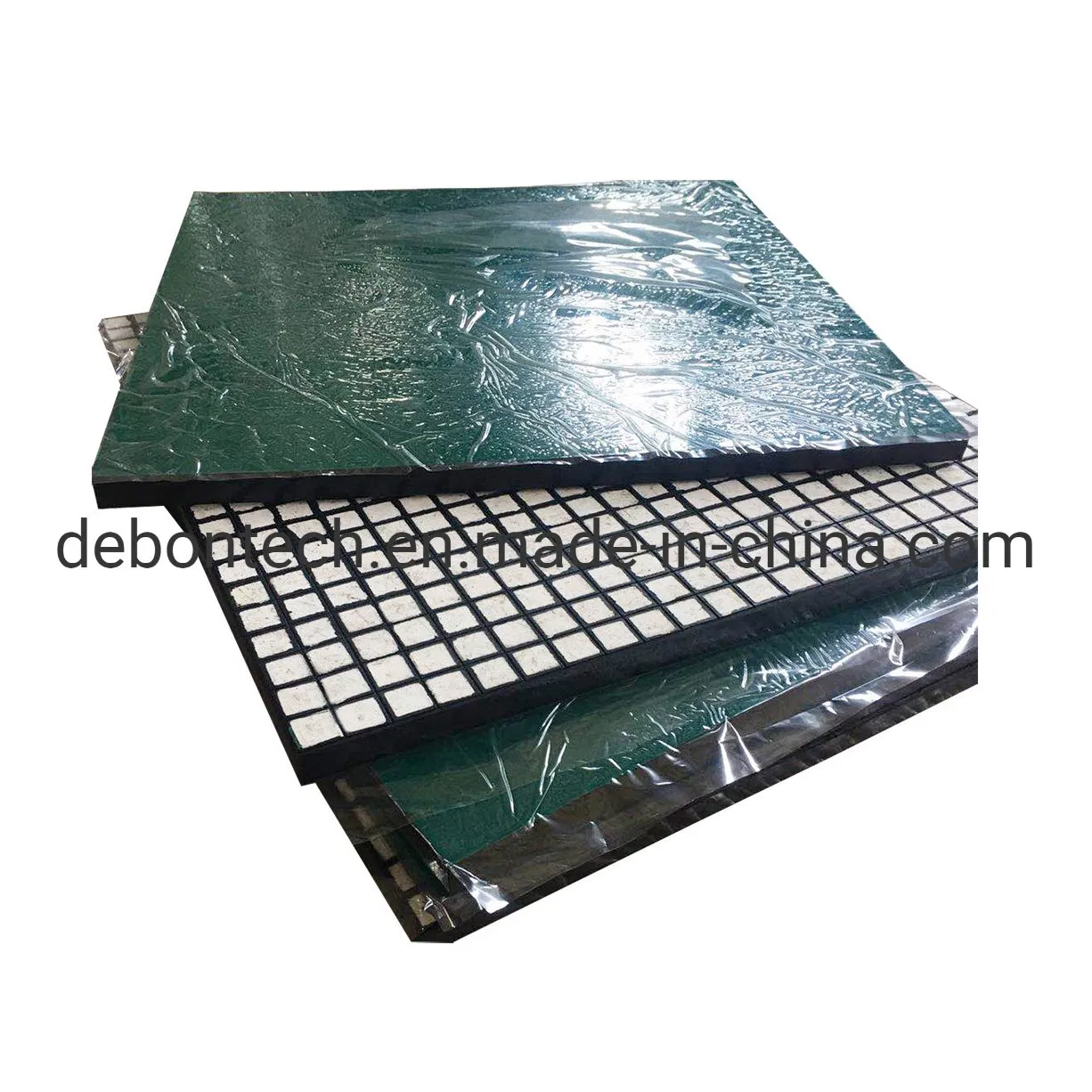 Alumina Ceramic Rubber Backed Chute Wear Lining Plate Block Steel Liner