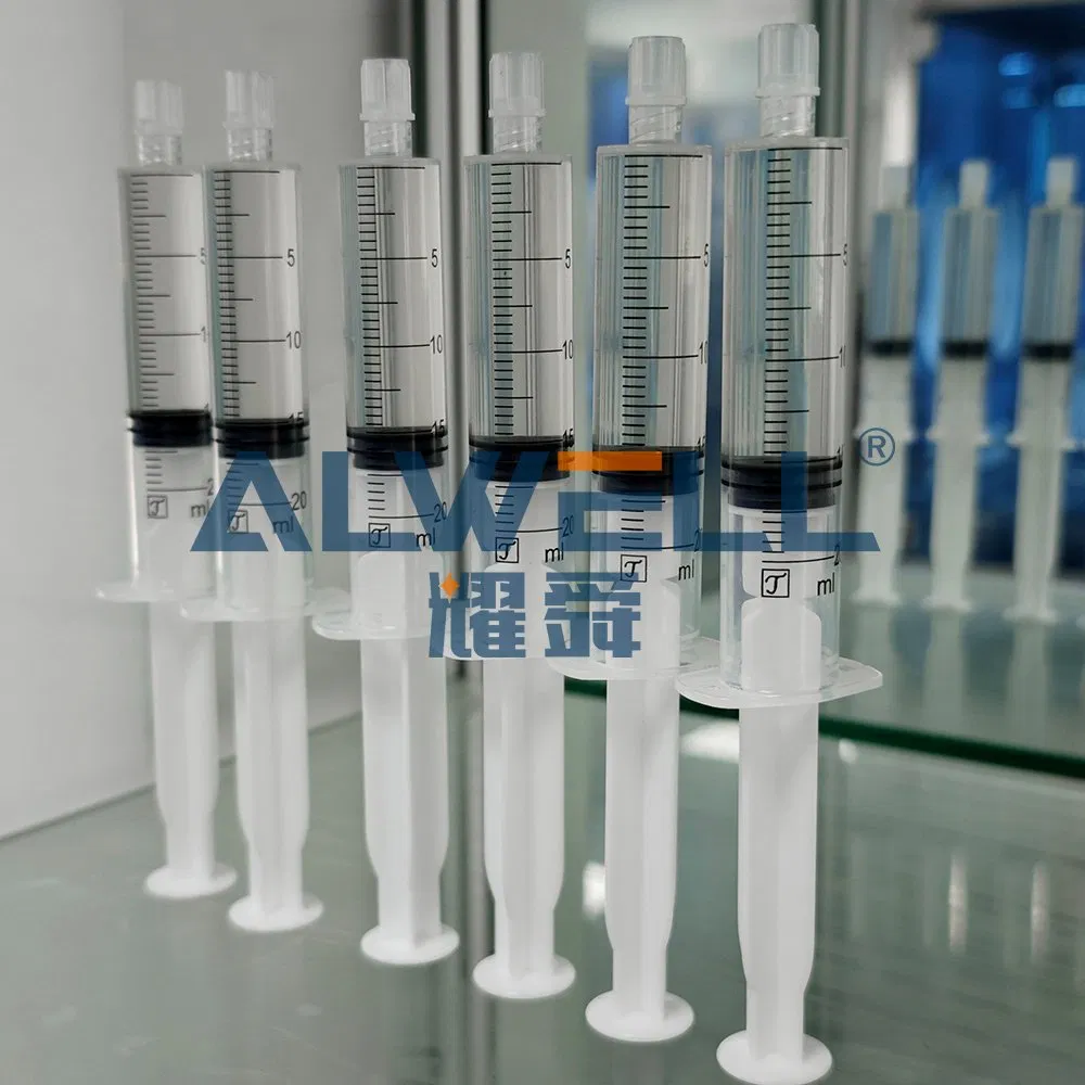 Alwell Prefilled Glass Plastic Disposable Syringe Filling Machine